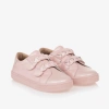 OLD SOLES GIRLS PINK LEATHER TRAINERS