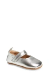 Old Soles Kids'  Glam Gab Mary Jane Flat In Silver