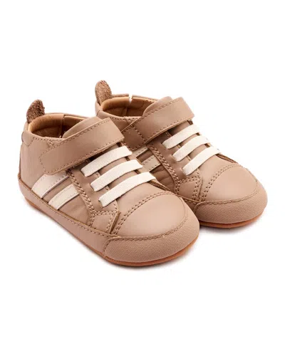 Old Soles Kids' High Roller Shoe Leather Sneaker In Neutral