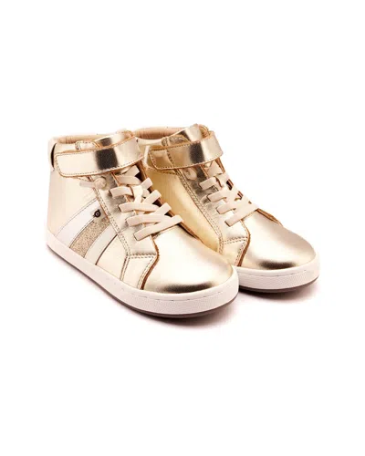 Old Soles Kids' High Sun Ray Leather Sneaker In Neutral