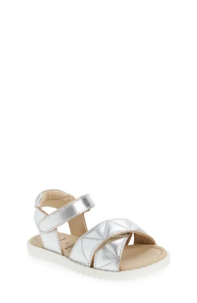 Old Soles Kids' 7043 Puff Pop Sandal In Silver