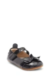 Old Soles Kids' Bow Chique Mary Jane Flat In Black