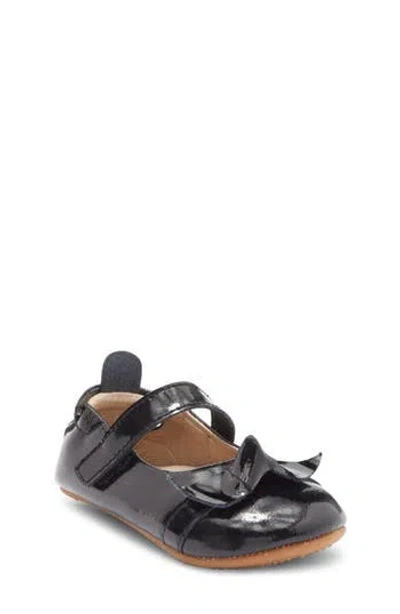 Old Soles Kids' Bow Chique Mary Jane Flat In Black