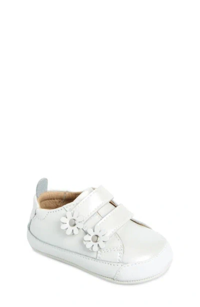 Old Soles Kids' Flower Sneaker In Nacardo Blanco / Blanco Sole