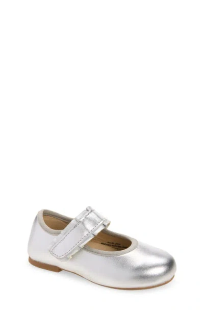 Old Soles Kids' Frilly Jane Mary Jane In Silver