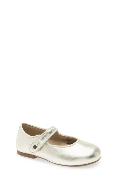 Old Soles Kids' Lady Jane Flat In Silver