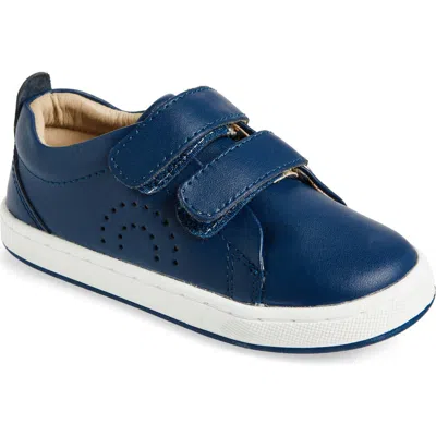 Old Soles Kids' Leather Sneaker In Denim