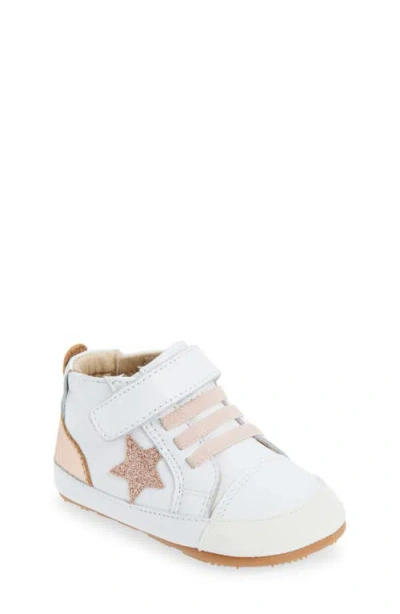 Old Soles Kids' Platinum Bub Sneaker In White