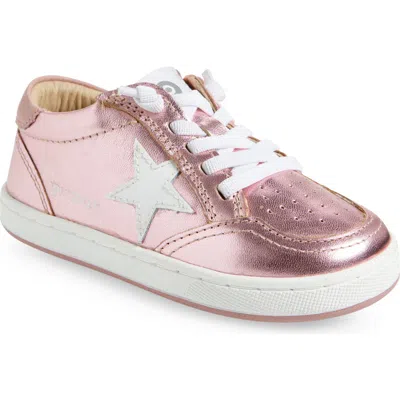 Old Soles Kids' Platinum Runner Sneaker In Pink