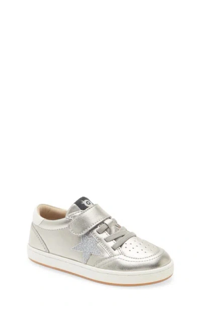 Old Soles Kids' Platinum Runner Sneaker In Metallic