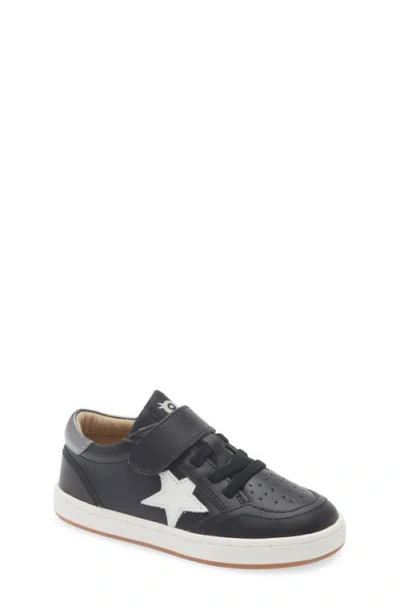 Old Soles Kids' Platinum Runner Sneaker In Black