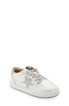 Old Soles Kids' Platinum Runner Sneaker In Nacardo Blanco/gris/glam
