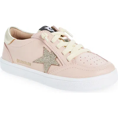 Old Soles Kids' Platinum Runner Sneaker In Pink