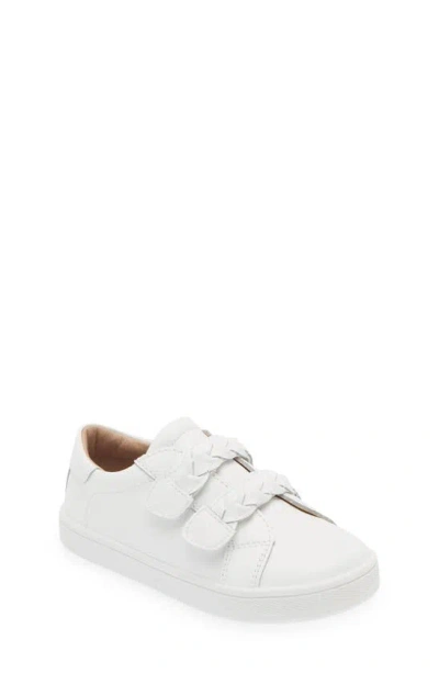 Old Soles Kids' Plats Sneaker In Nacardo Blanco / White Sole