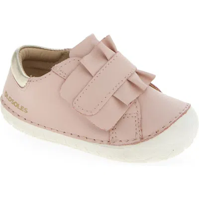 Old Soles Kids' Ruffle Strap Leather Sneaker In Multi