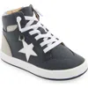 Old Soles Kids' Starling Metallic High Top Sneaker In Blue
