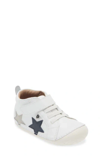 Old Soles Kids' Superstar Leather Sneaker In White