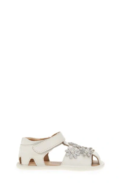 Old Soles Kids' Wildflower Sandal In Snow/glam Argent