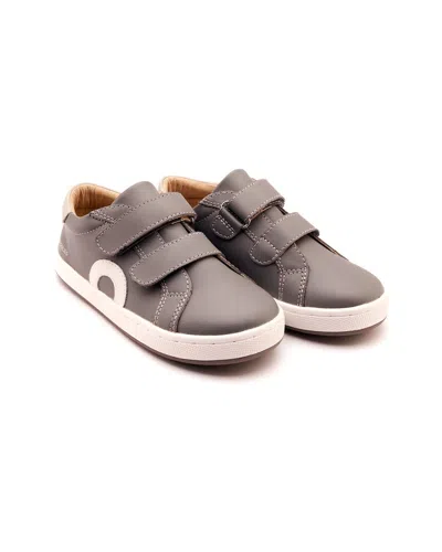Old Soles Kids' Kix Leather Sneaker In Gray