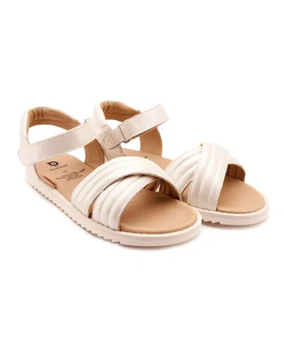 Old Soles Kids' My Pad Leather Sandal In White
