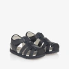 OLD SOLES NAVY BLUE LEATHER FIRST WALKER SANDALS