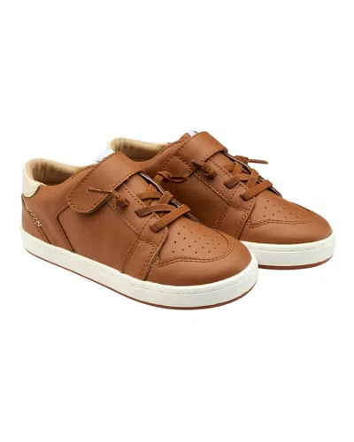 Old Soles Kids' Oldsoles City Trainer Leather Sneaker In Brown
