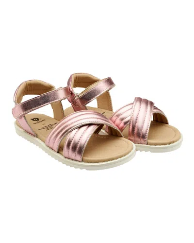 Old Soles Kids' Oldsoles My Pad Leather Sandal In Pink