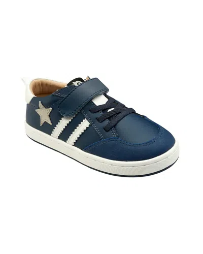 Old Soles Kids' Oldsoles Wos Runner Leather Sneaker In Blue