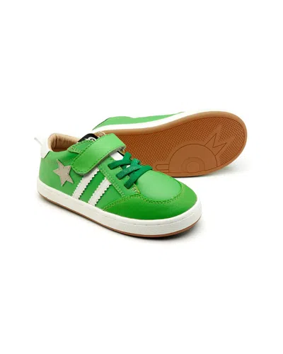 Old Soles Kids' Oldsoles Wos Runner Leather Sneaker In Green