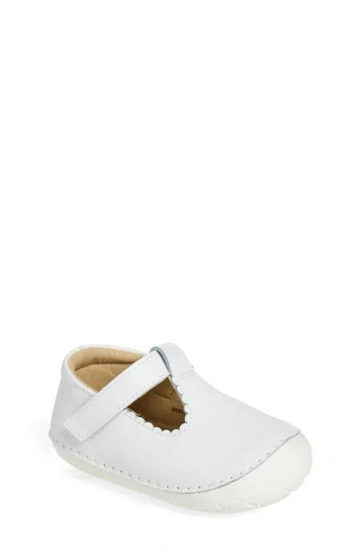 Old Soles Kids'  Pave T-strap Sneaker In White