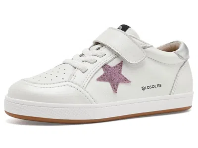 Old Soles Platinum Runner (toddler/little Kid) Girl's Shoes Nacardo Blanco: Eu 29 (us 12 Little Kid) M, Leathe In White