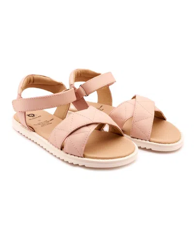 Old Soles Puff Pop Leather Sandal In Pink