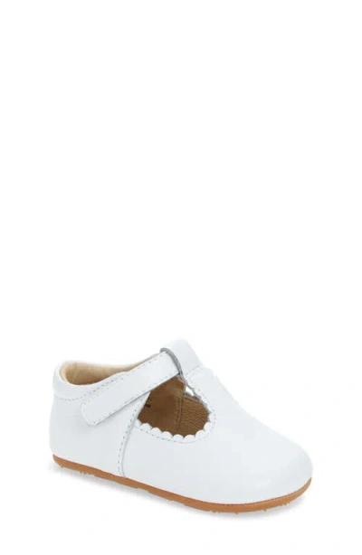 Old Soles Kids'  Rose T-strap Shoe In White
