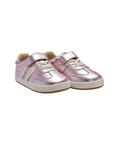Old Soles Ruffle Queen Leather Sneaker In Pink
