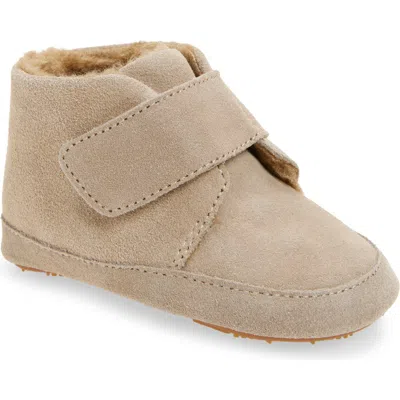 Old Soles Shloofy Faux Shearling Boot In Nude