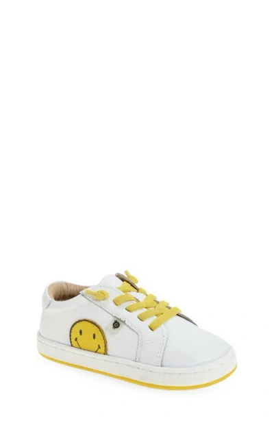 Old Soles Kids'  Smiley Jumpa Sneaker In White