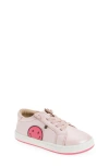 Old Soles Kids'  Smiley Jumpa Sneaker In Fluro Pink
