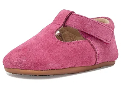 Old Soles Kids' Softly Bub (infant/toddler) Girl's Shoes Dark Pink: Eu 23 (us 7 Toddler) M, Suede In Multi