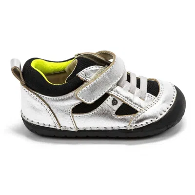 Old Soles Kids' Toddler's Bru Pave Crib Shoes In Silver