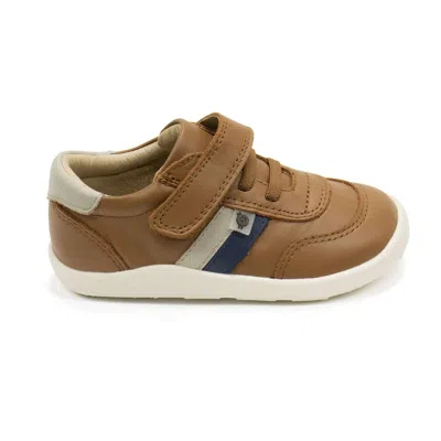 Old Soles Kids' Toddler's Play Ground Low Top Shoes In Tan/ Gris In Brown