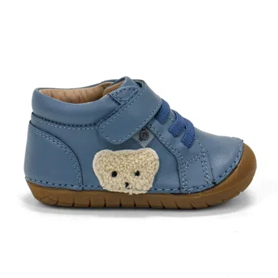 Old Soles Kids' Toddler's Ted Pave Casual Leather Shoes In Indigo In Blue