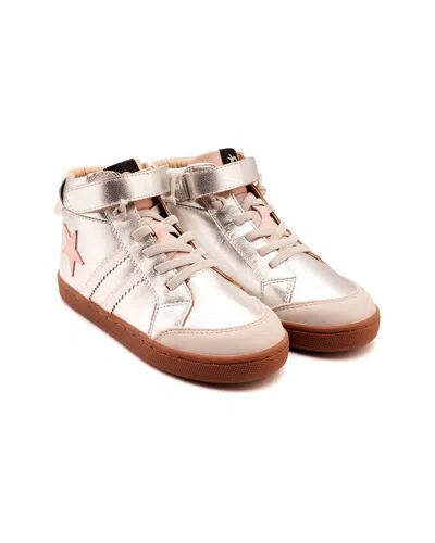 Old Soles Kids' Wos High-top Leather Sneaker In Gold