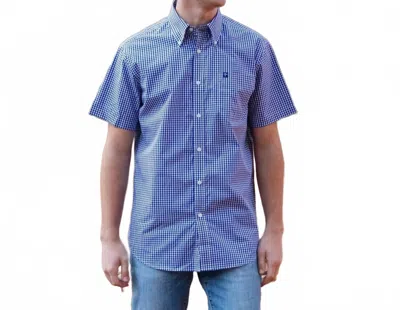 Old South Apparel Avery Short Sleeve Sportshirt In Blue