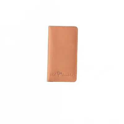 Old South Apparel Men's Leather Checkbook Wallet In Tan In Brown