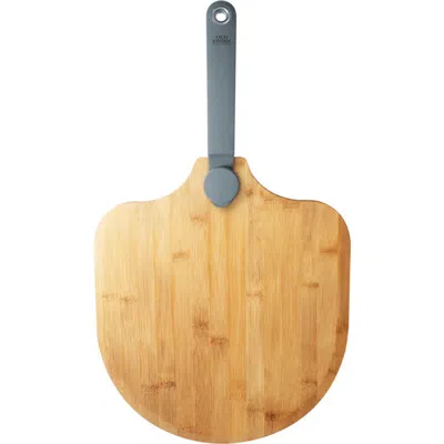 Old Stone Pizza Peel W/ Folding Handle, 12x14-inch In Brown