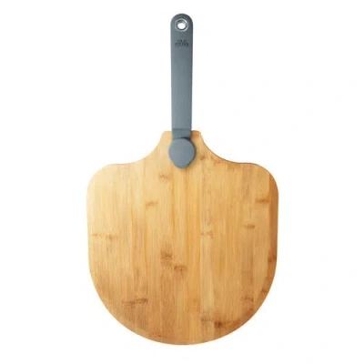 Old Stone Pizza Peel W/ Folding Handle, 14x16-inch In Brown