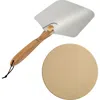 Old Stone Traditional Pizza Stone And Pizza Peel Bundle In Brown