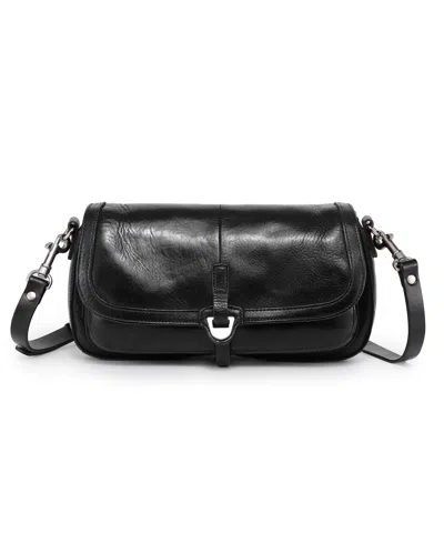 Old Trend Abutilon Small Convertible Crossbody Handbag In Black