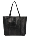 Old Trend Alder Genuine Leather Everyday Shoulder Tote In Black