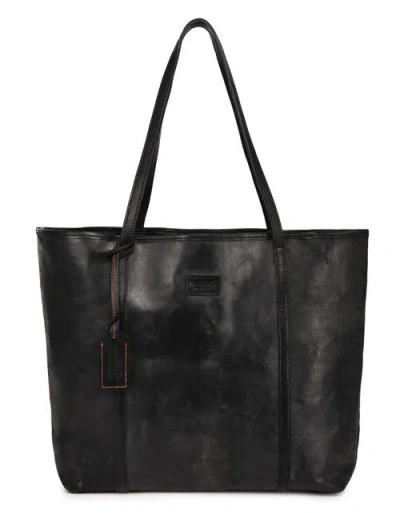 Old Trend Alder Genuine Leather Everyday Shoulder Tote In Black